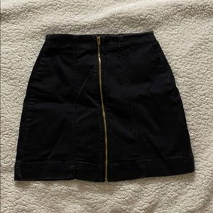 XS Black Denim Urban Outfitters BDG Skirt
